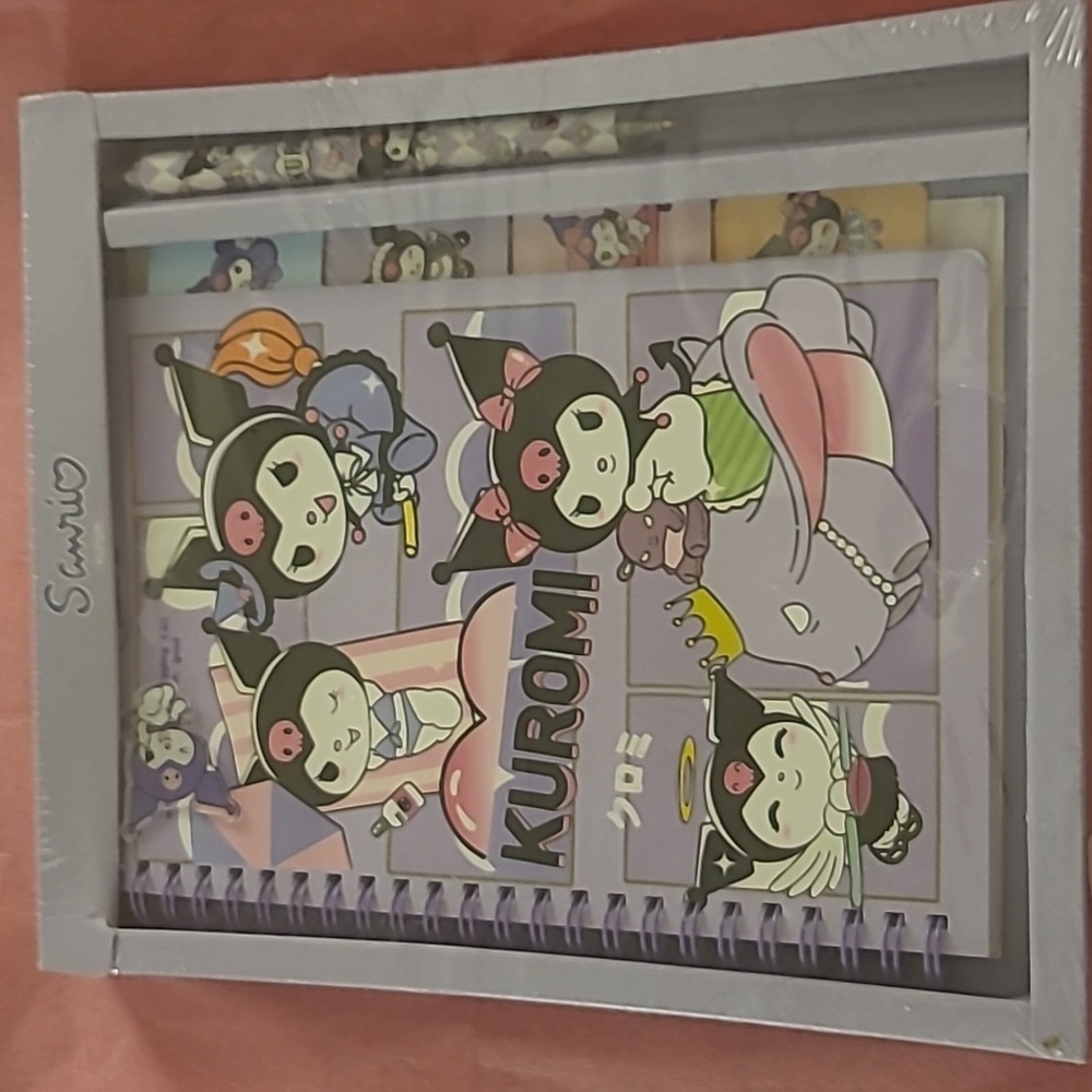 Sanrio Kuromi note book with a Pen